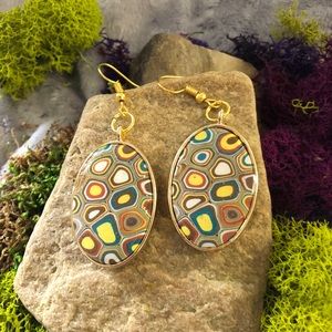 Polymer clay earrings